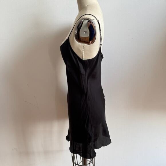 ORGANIC BY JOHN PATRICK Louise Black Slip Mini Dress - Picture 4 of 7